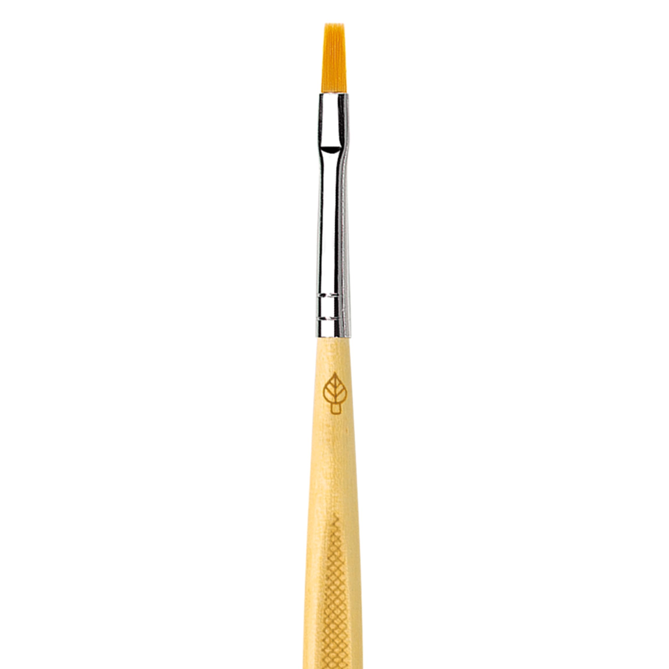 da Vinci Student Series 304 Junior Paint Brush, Flat Elastic Synthetic with Lacquered Non-Roll Handle, Size 2 - Image 3