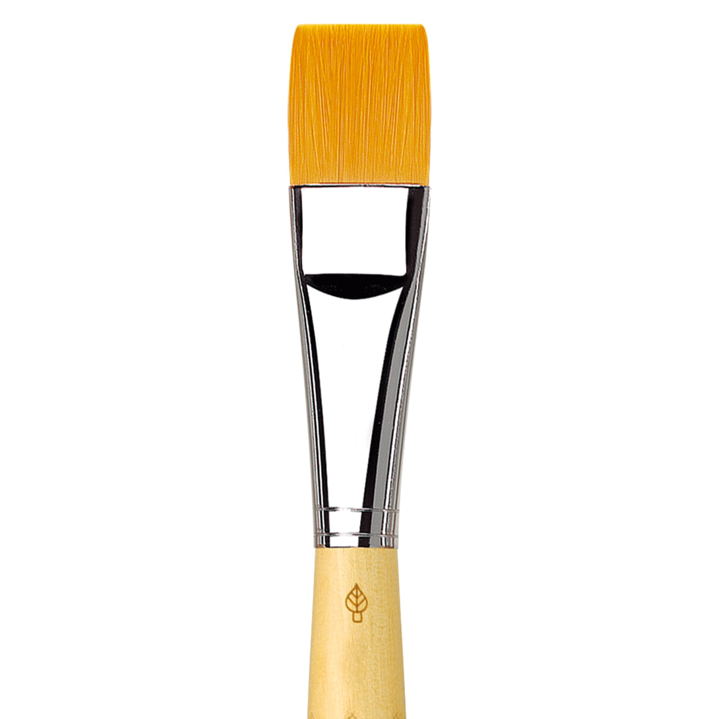 da Vinci Student Series 304 Junior Paint Brush, Flat Elastic Synthetic with Lacquered Non-Roll Handle, Size 20 (304-20) - Image 3