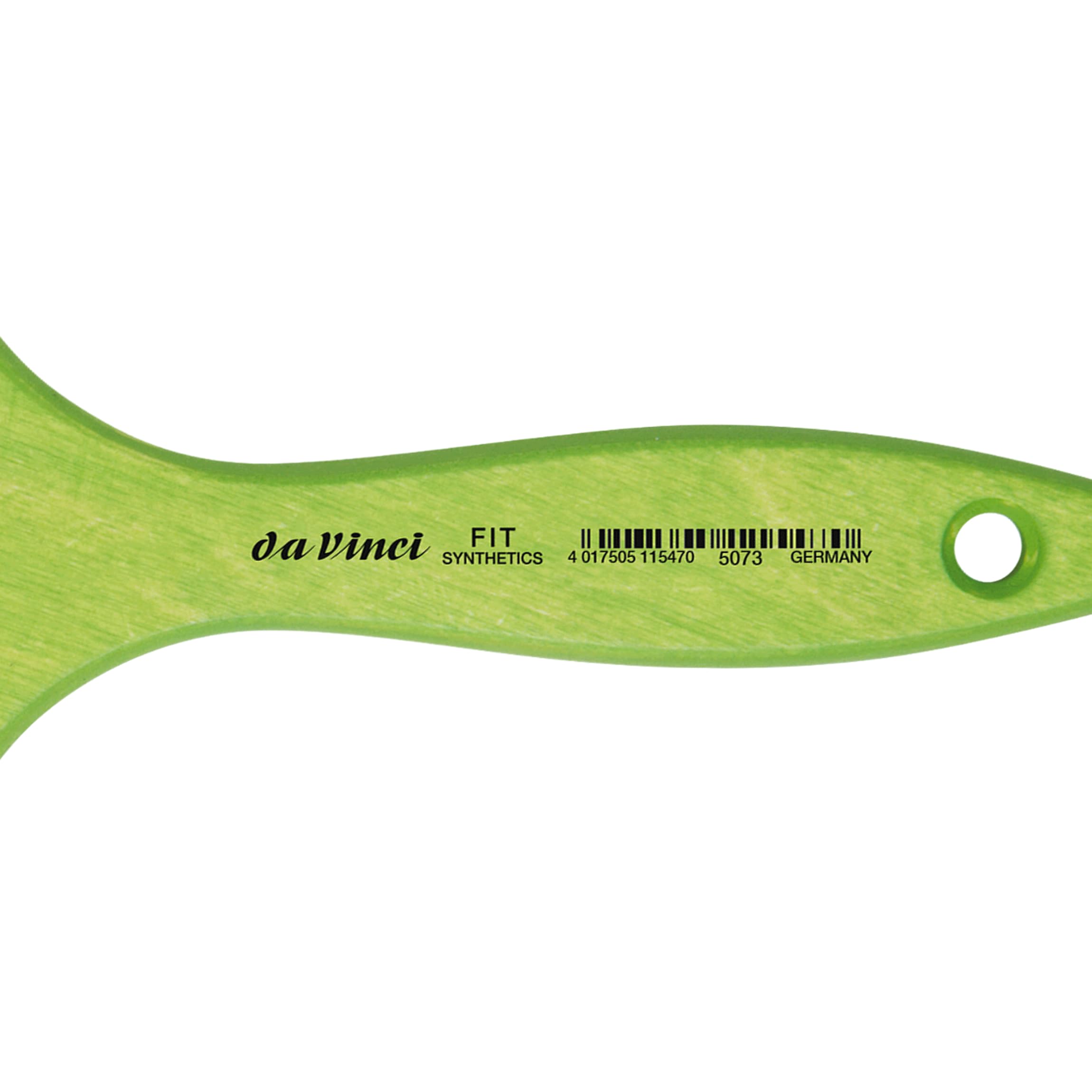 da Vinci Student Series 5073 Fit for School and Hobby Paint Brush, Mottler Flat Elastic Synthetic with Green Matte Handle, Size 120 - Image 4