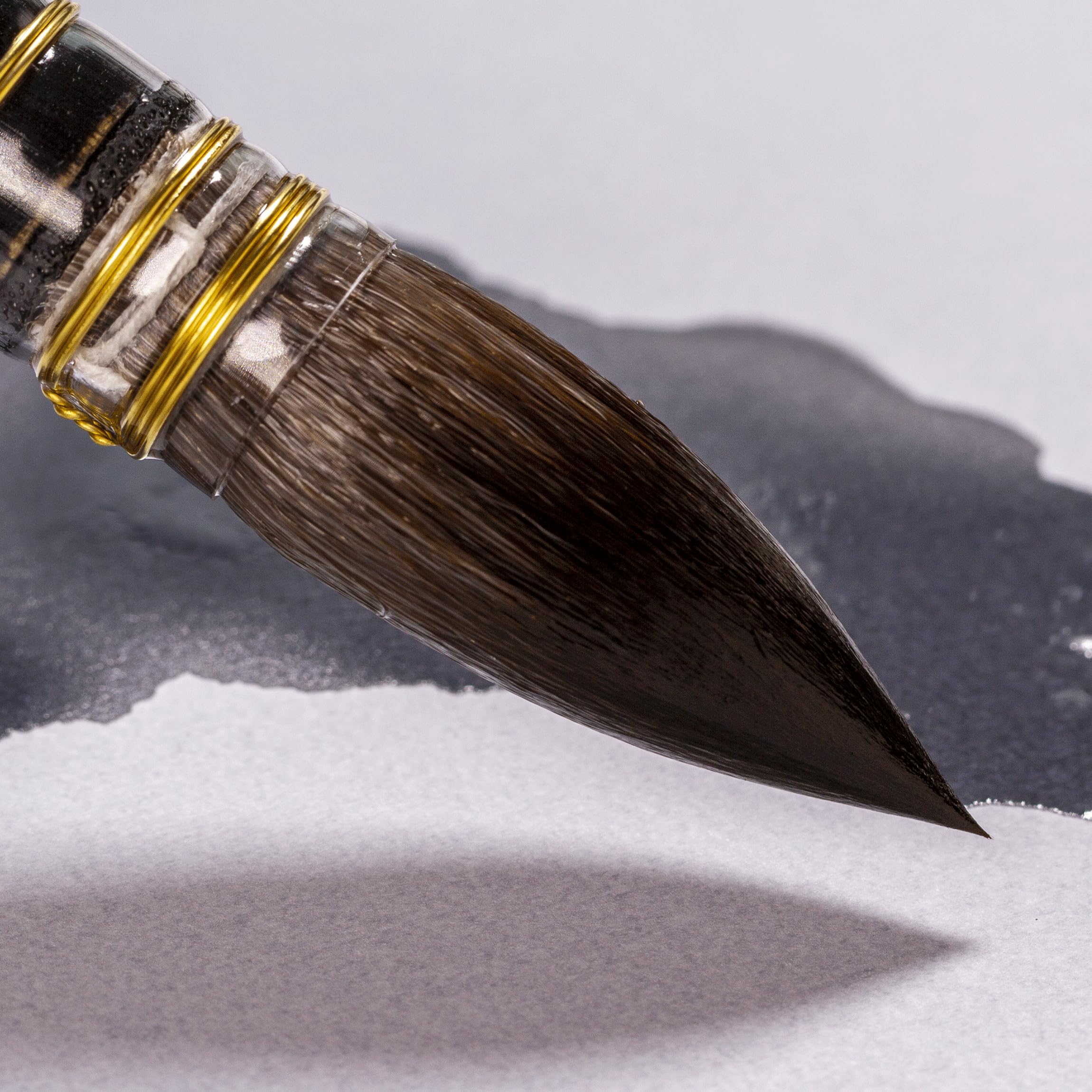 da Vinci Watercolor Series 498 Casaneo Paint Brush, Round Quill New Wave Synthetics, Size 8 - Image 7