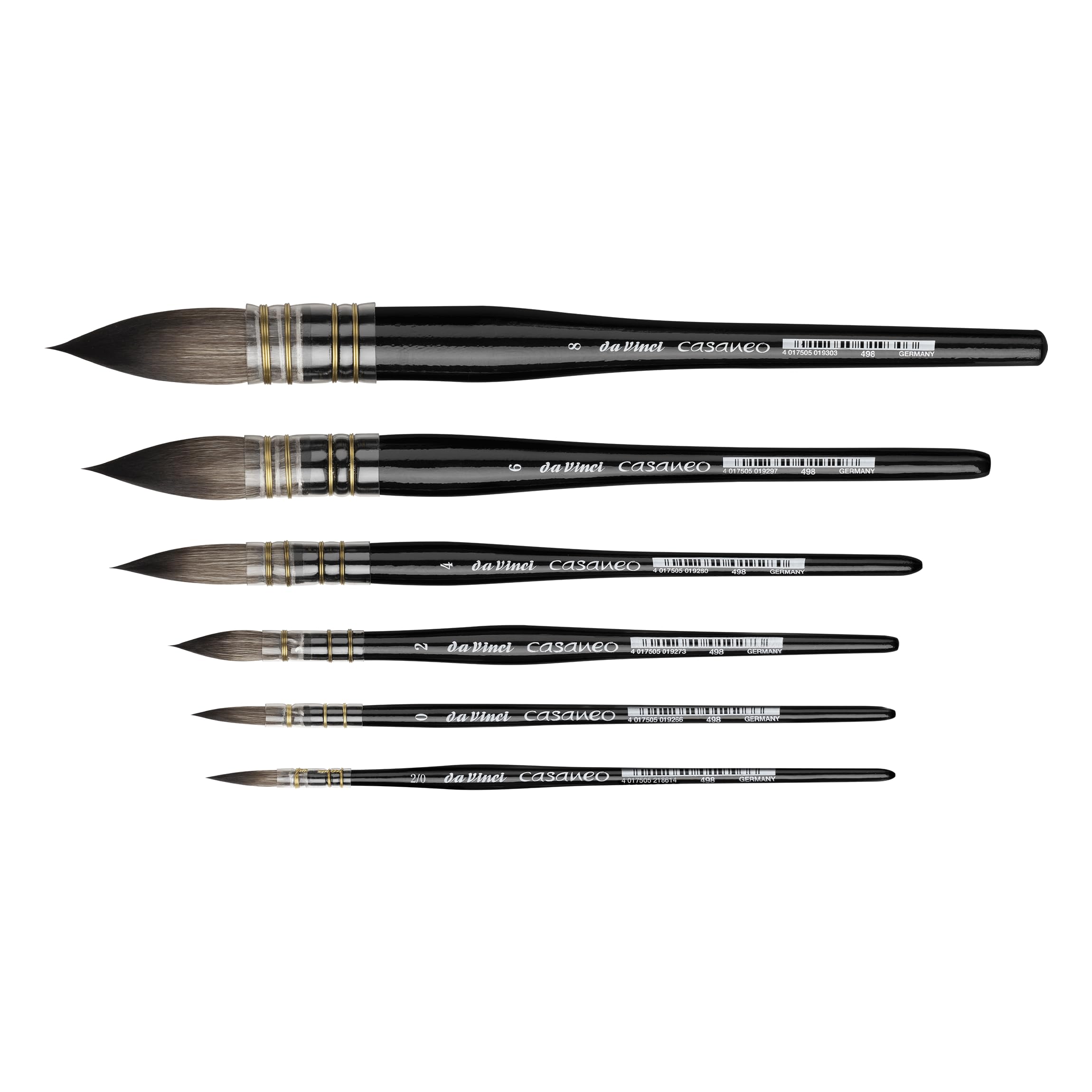 da Vinci Watercolor Series 498 Size 2 - Round Quill - Casaneo New Wave Synthetics - Vegan - Made in Germany - Image 5